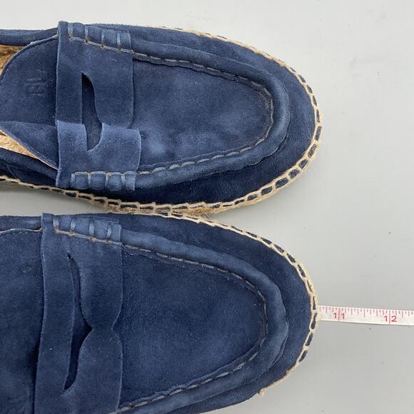 Lauren Ralph Lauren Women’s Luize Espadrille Flat Loafers Navy Size 8 - Picture 8 of 11